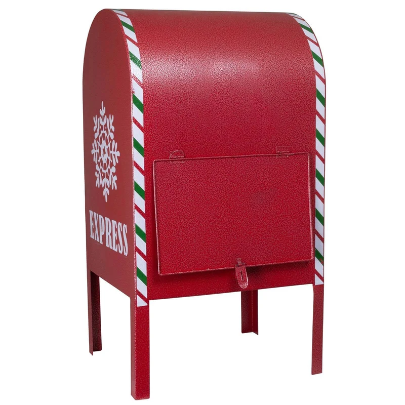 Weihnachtlicher Deko Briefkasten 52cm aus Metall