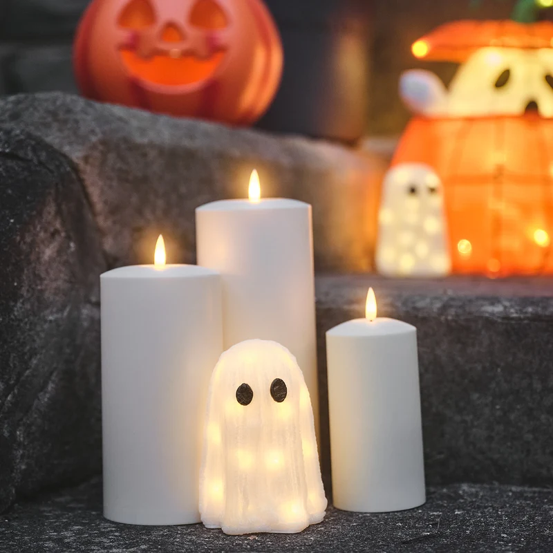 LED Acryl Halloween Figur Geist