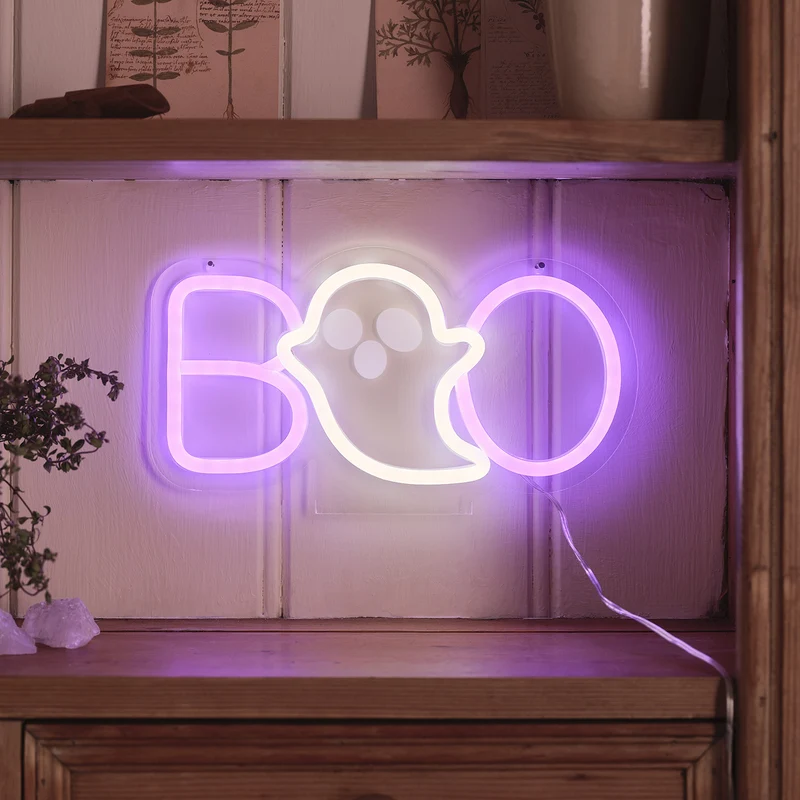 Neon Tischlampe Boo