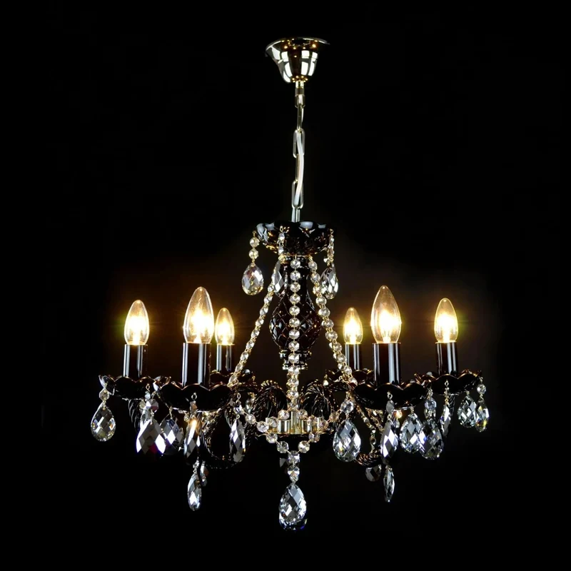 Casa Padrino Luxus Barock Kristall Kronleuchter Silber Ø 60 x H. 50 cm - Prunkvolle Messing Kronleuchter mit böhmischem Kristallglas - Barock Möbel - Edel & Prunkvoll