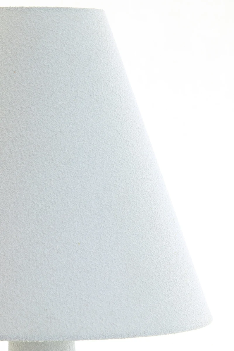 Stehleuchte DEVIA Bouclé Crème Ø50x168cm
