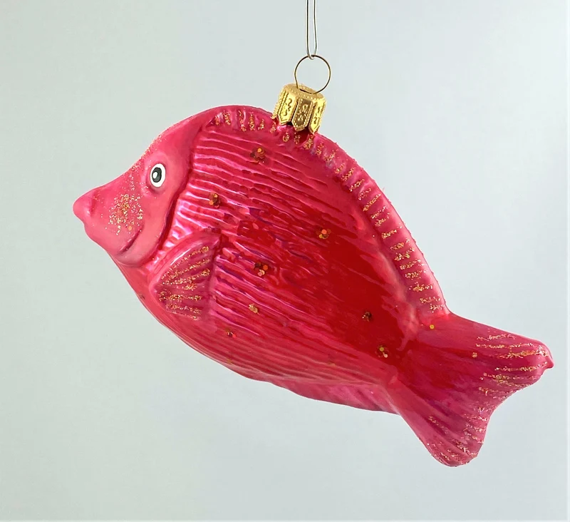 Glänzend pinkfarbener Riff-Fisch
