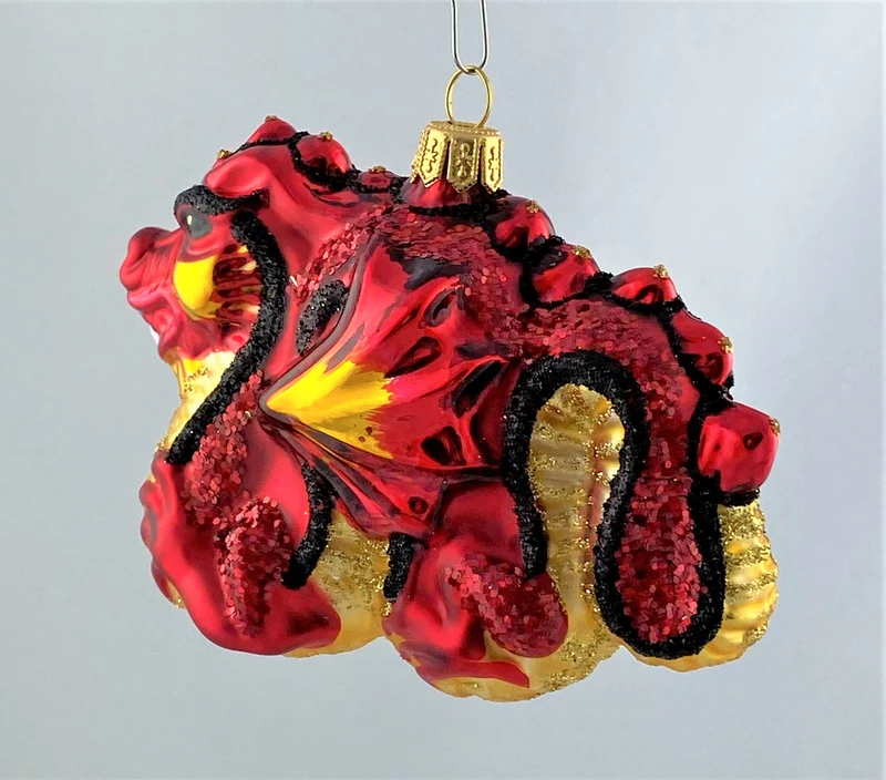 Roter chinesischer Drachen