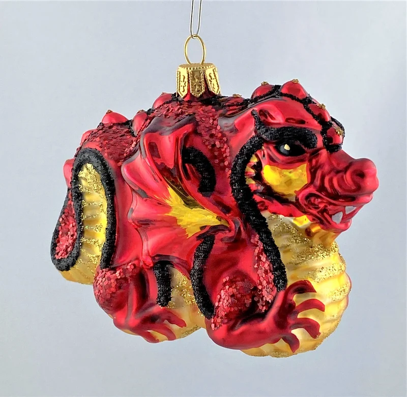 Roter chinesischer Drachen