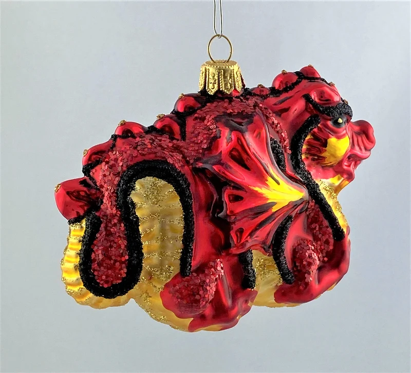 Roter chinesischer Drachen