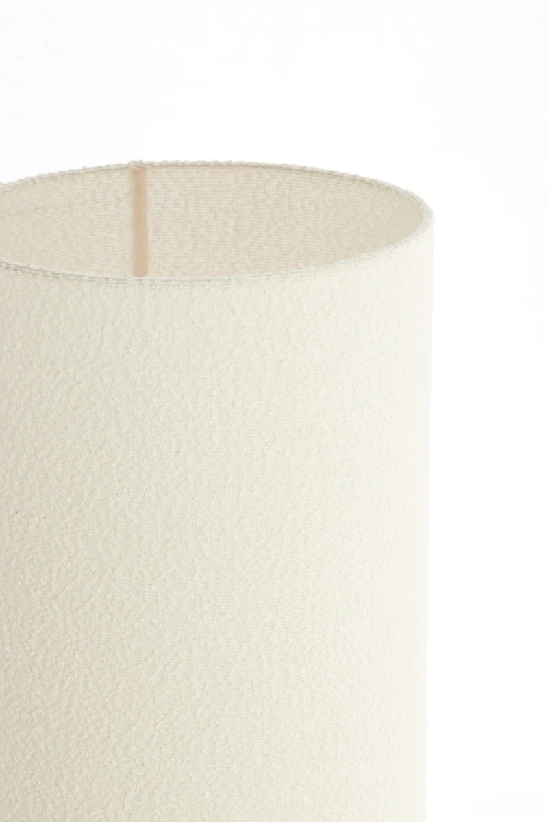 Stehleuchte MIKKEL Bouclé Crème Ø40x165cm