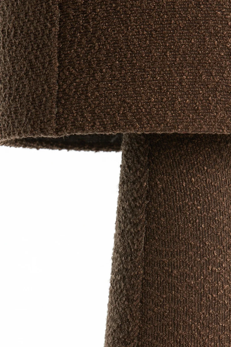 Stehleuchte MICKY Bouclé Braun Ø38x180cm