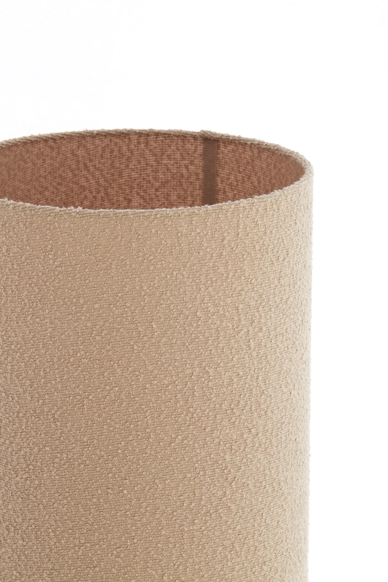 Stehleuchte MIKKEL Bouclé Sand Ø40x165 cm