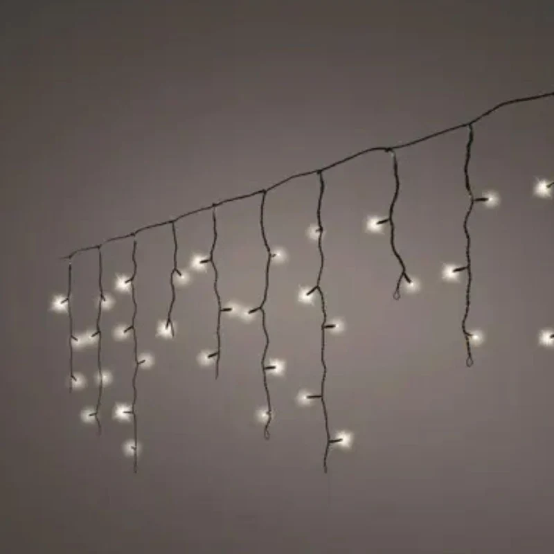LED Icicle Lights Twinkle Effekt 8 Funktionen Outdoor