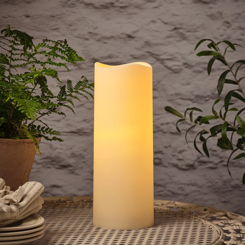 LED Outdoor Kerze 30 x 10cm