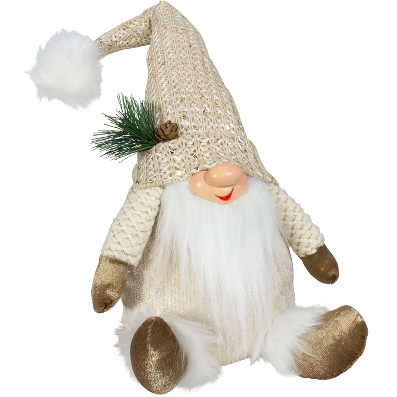 Wichtel 22cm sitzend, Pärchen, 2 Stück