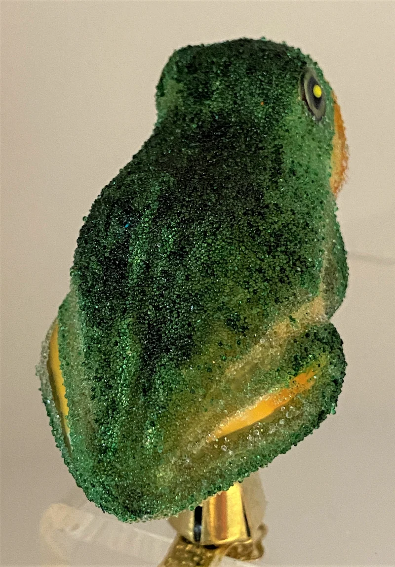 Grüner Frosch mit Clip