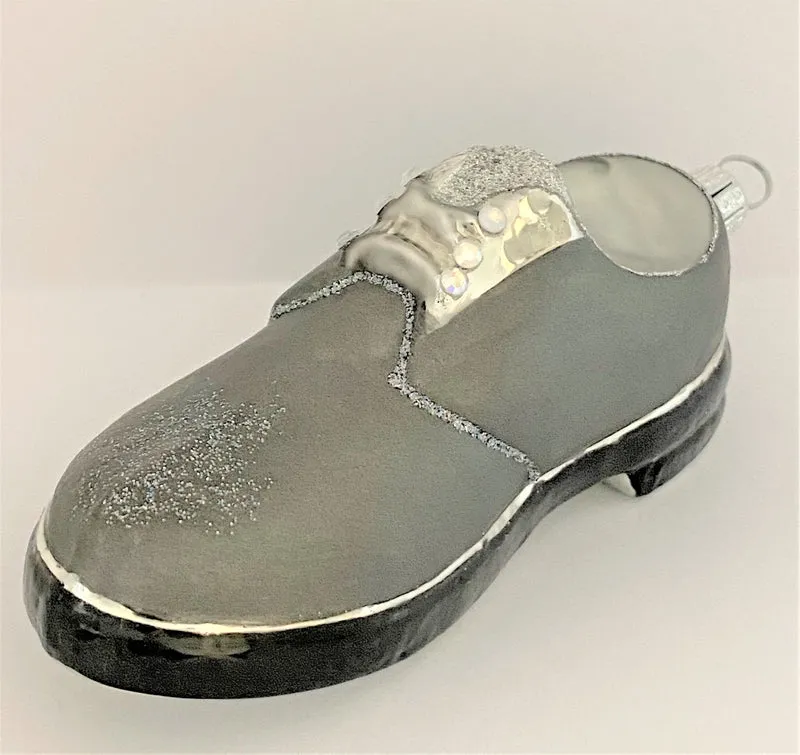 Grauer Herren-Halbschuh