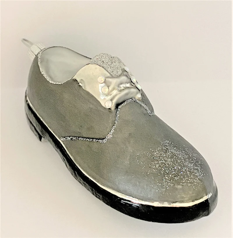 Grauer Herren-Halbschuh