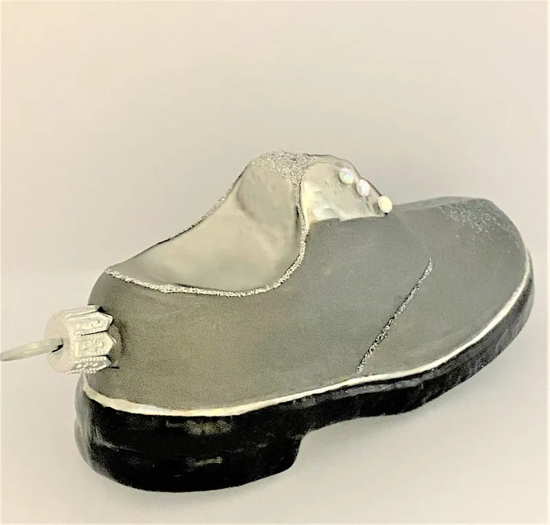Grauer Herren-Halbschuh