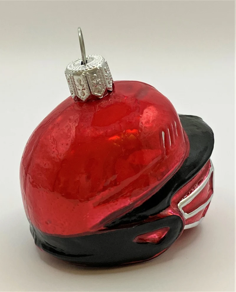 Baseball Catcher Helm, rot