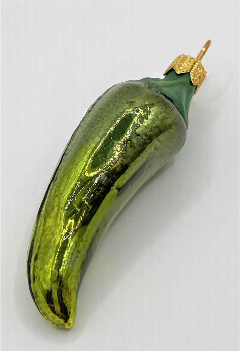 Grüne Paprika Schote