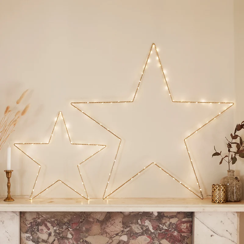 34cm Osby LED Stern gold