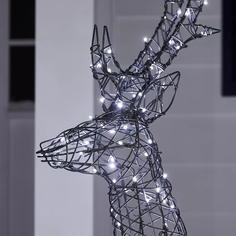 Springendes LED-Rentier Hirsch L Harlow
