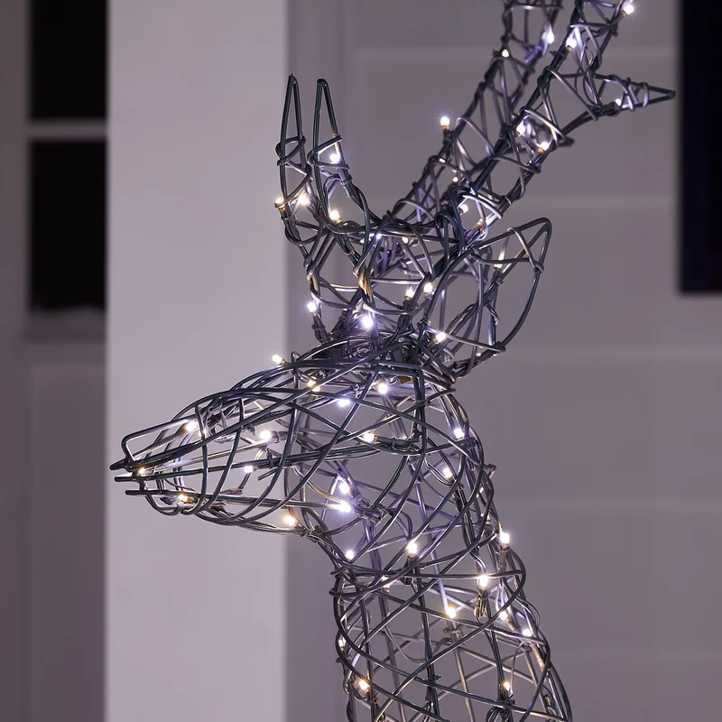 Springendes LED-Rentier Hirsch L Harlow