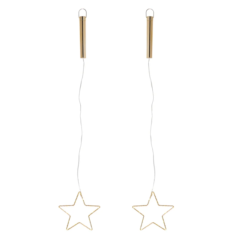 Kleines Osby LED Stern Duo gold
