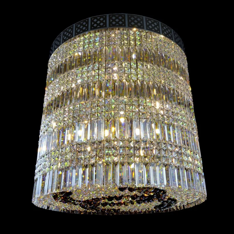 Casa Padrino Luxus Kristall Kronleuchter Silber Ø 90 x H. 93 cm - Prunkvolle Messing Kronleuchter mit böhmischem Kristallglas - Barock Möbel - Edel & Prunkvoll