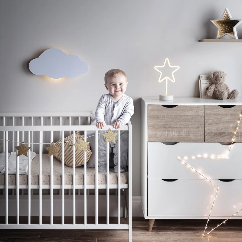 LED Wolke Nachtlicht Batterie mit Fernbedienung