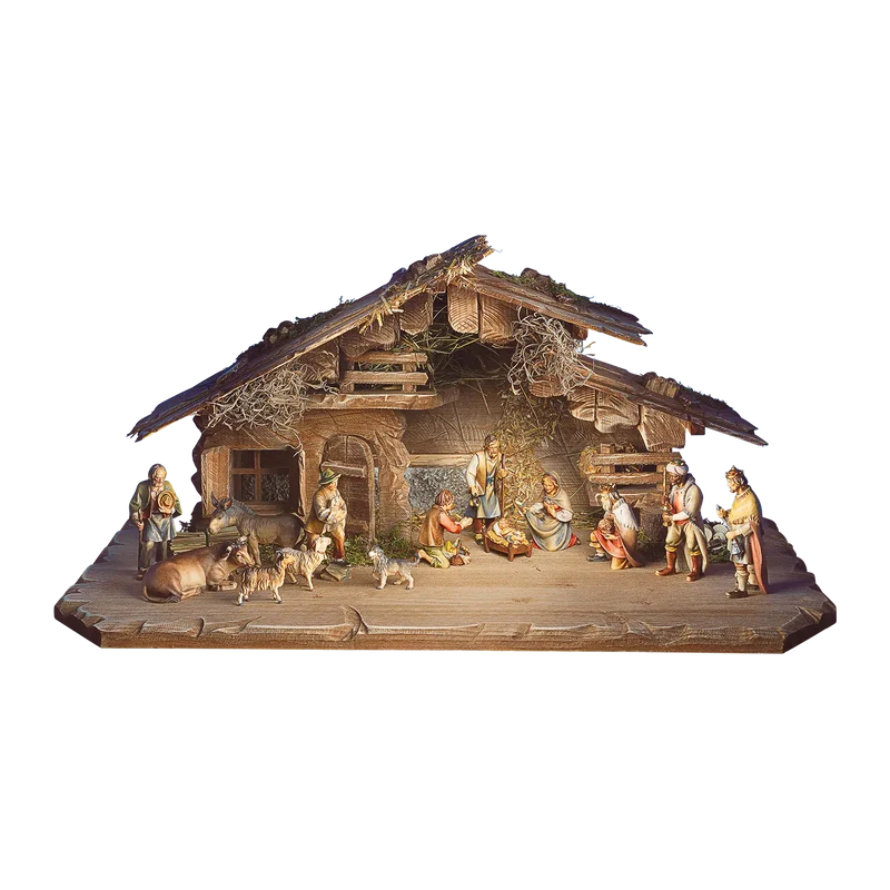 Holz Krippe für Weihnachten