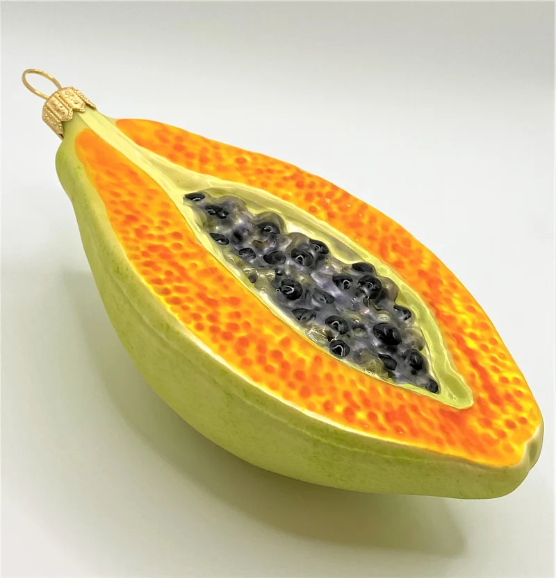 Halbierte Papaya
