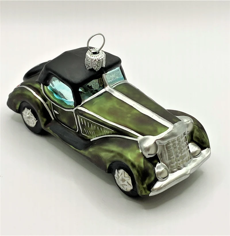 Grünes Oldtimer Coupé