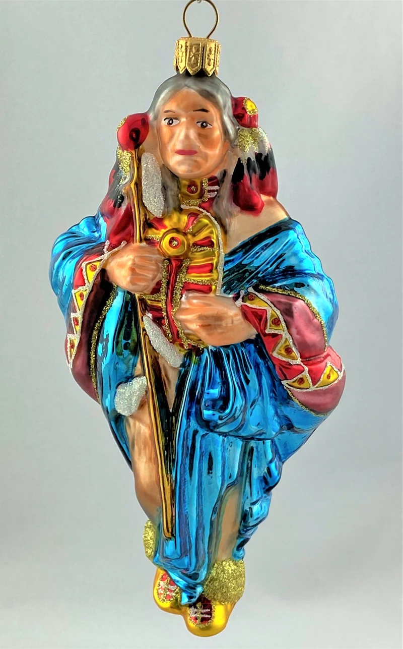 First Nation Weiser Mann in traditionellem Gewand