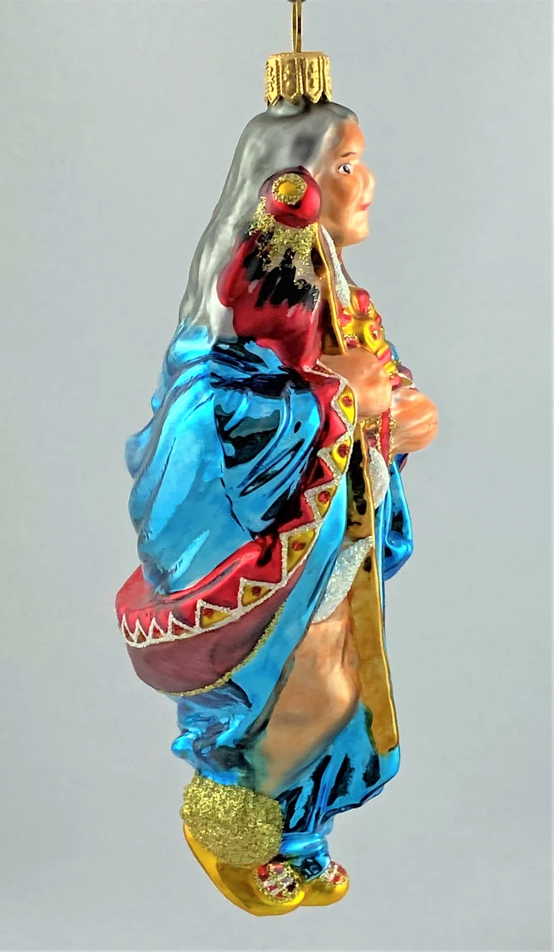 First Nation Weiser Mann in traditionellem Gewand