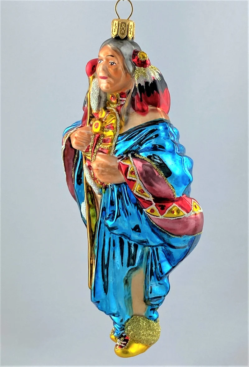 First Nation Weiser Mann in traditionellem Gewand