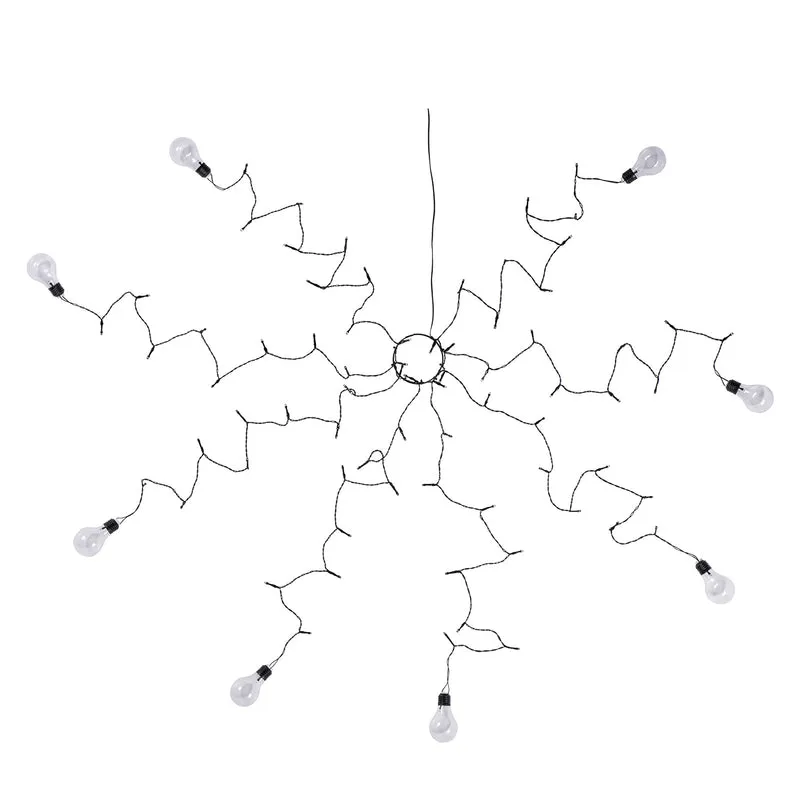 80er LED Lichterkette Sonnenschirm