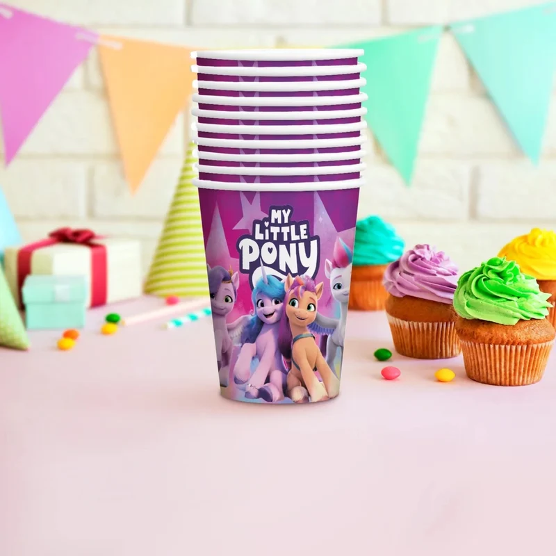 My Little Pony Becher, lila, 250 ml, 8er-Pack