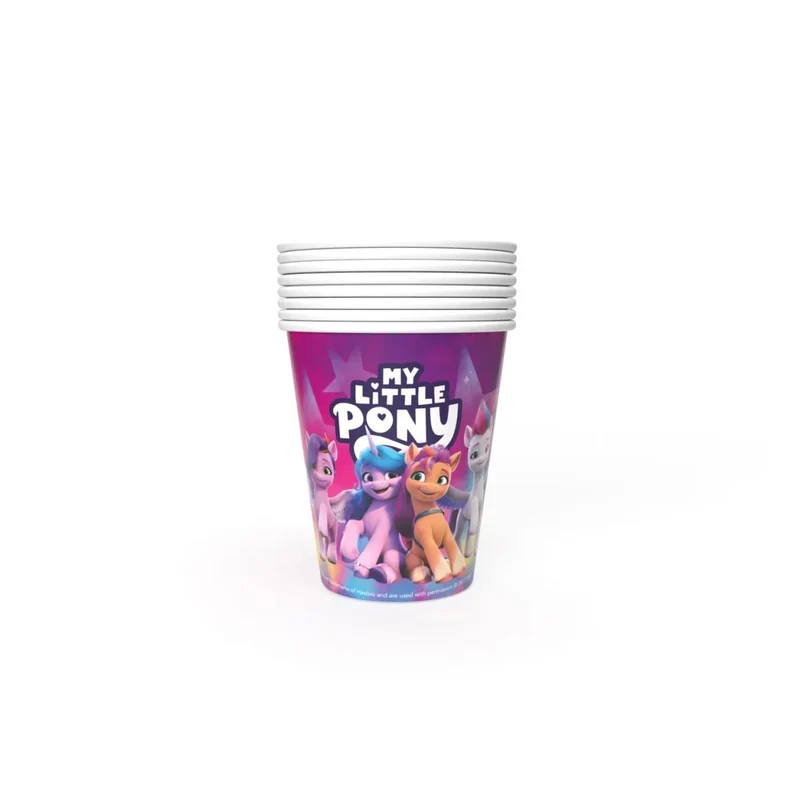 My Little Pony Becher, lila, 250 ml, 8er-Pack