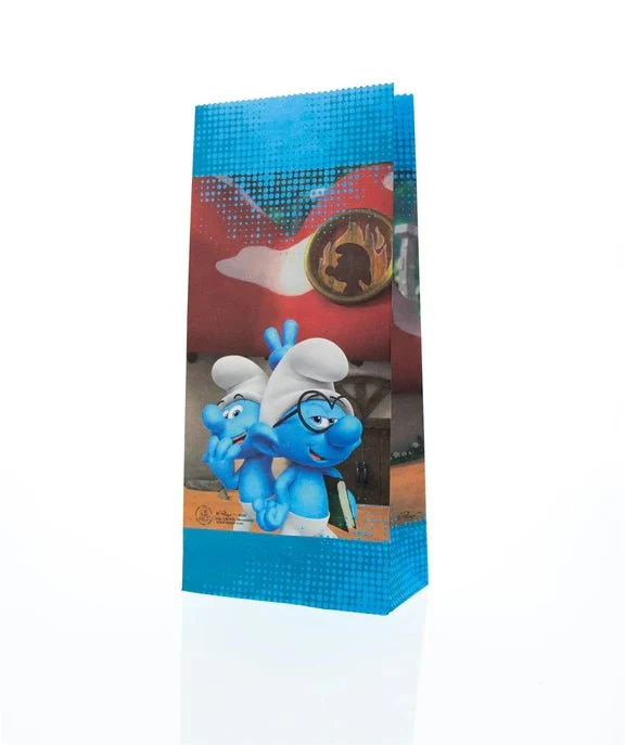 Schlümpfe-Geschenktütchen 23 cm, 10 Stück