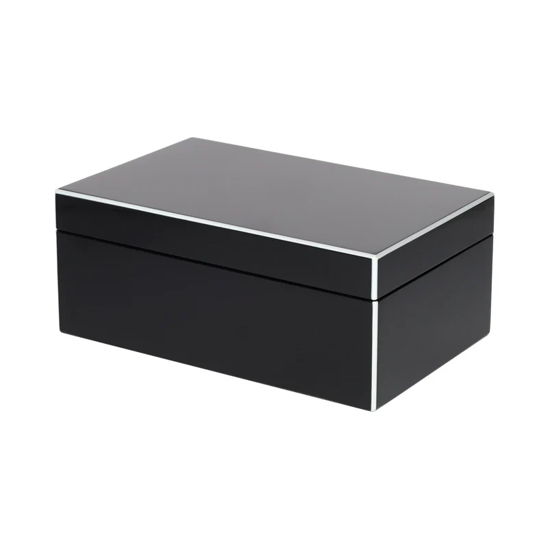 Schmuckbox TANG S in Schwarz 22x8,3x14cm
