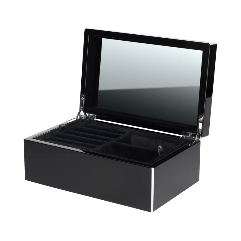 Schmuckbox TANG S in Schwarz 22x8,3x14cm