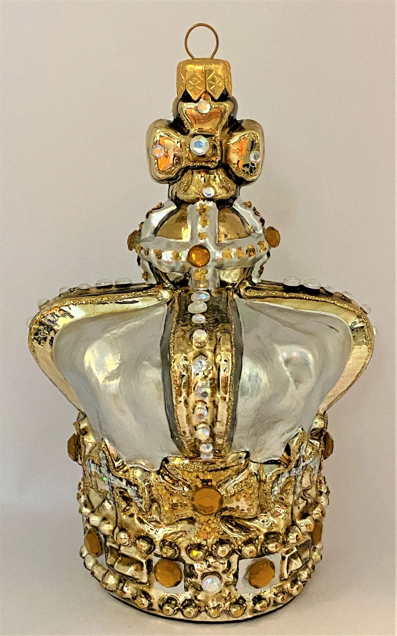 Silber goldene Königskrone