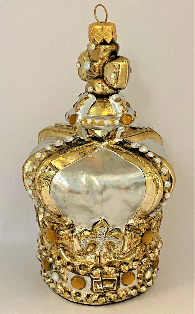 Silber goldene Königskrone