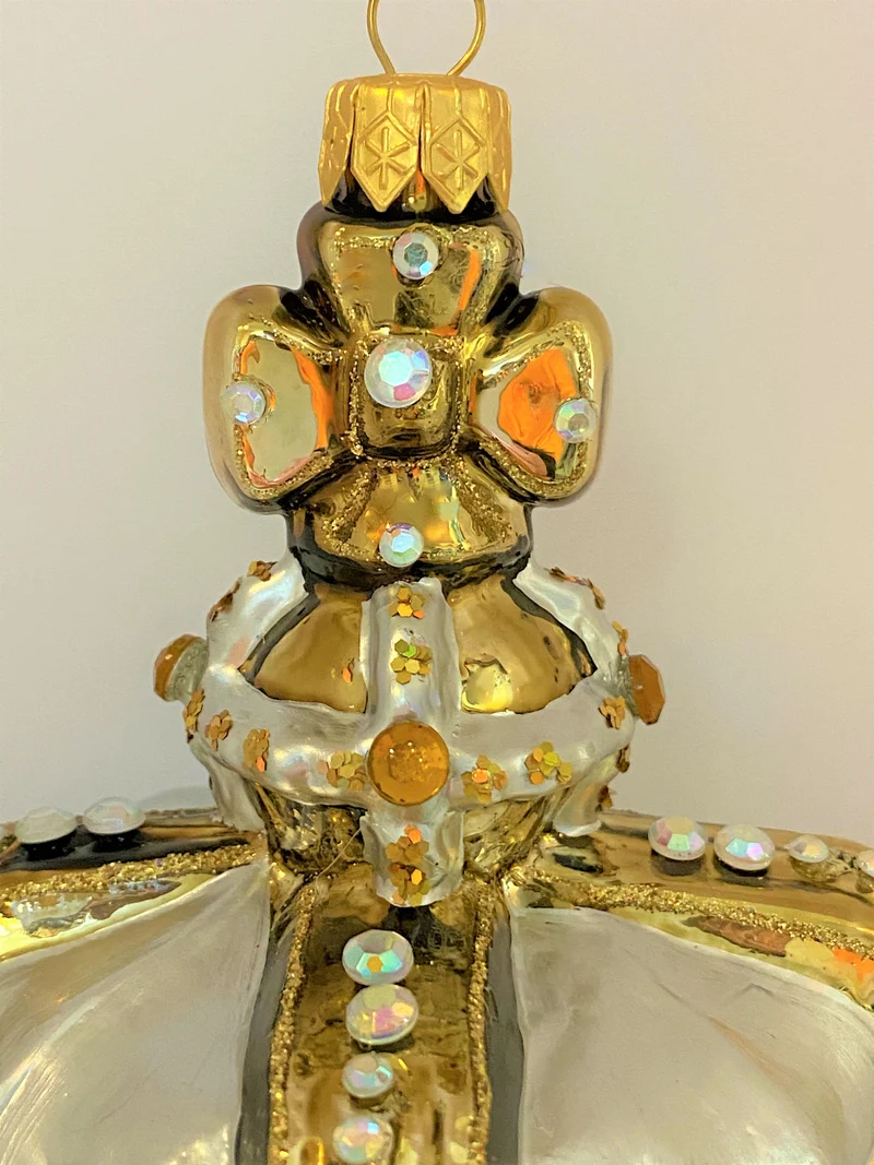 Silber goldene Königskrone