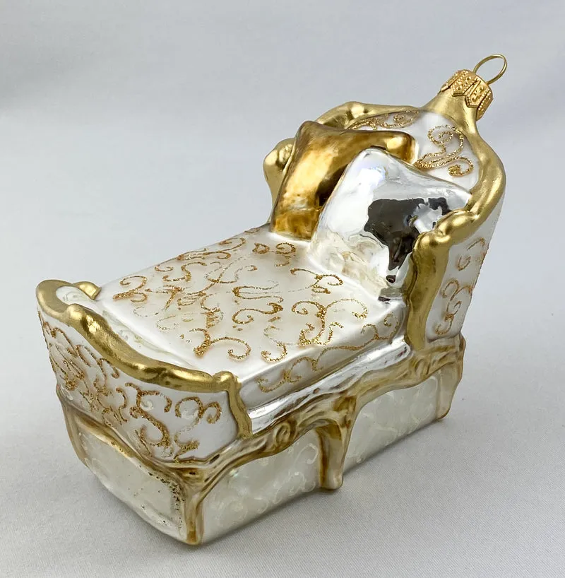 Chaiselongue beige gold