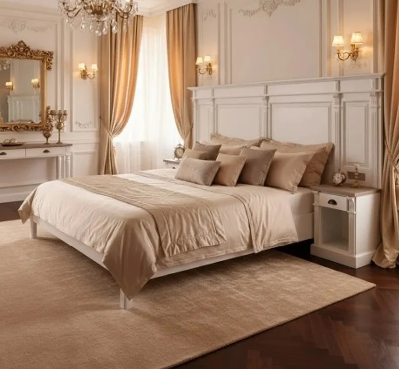 Casa Padrino Nachttisch im Landhausstil, 280 x 13 x 40 cm