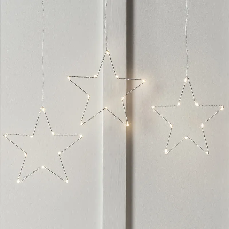 Osby LED Stern Fensterdeko 3er Set