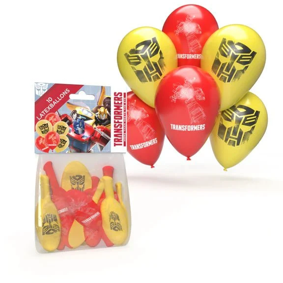 Transformers-Luftballons, 25 cm, 10 Stück