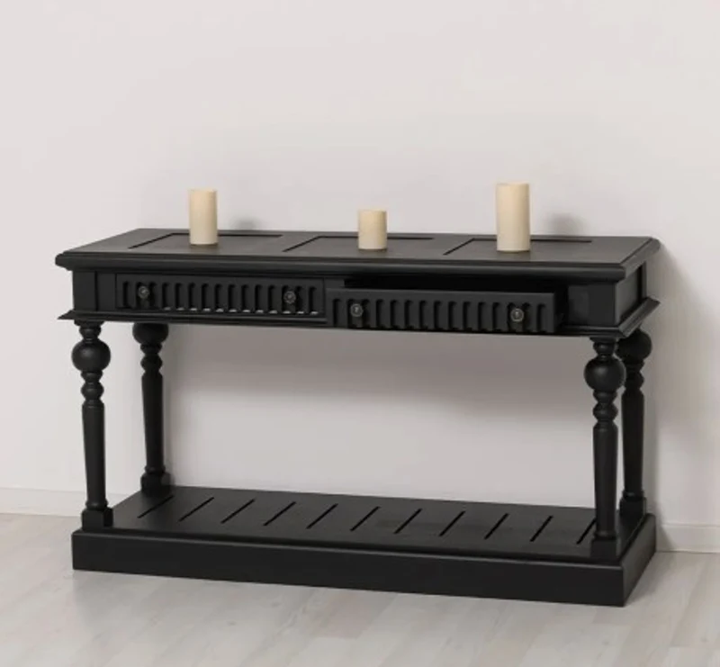 Casa Padrino Esstisch im Landhausstil, 140 x 50 x 80 cm