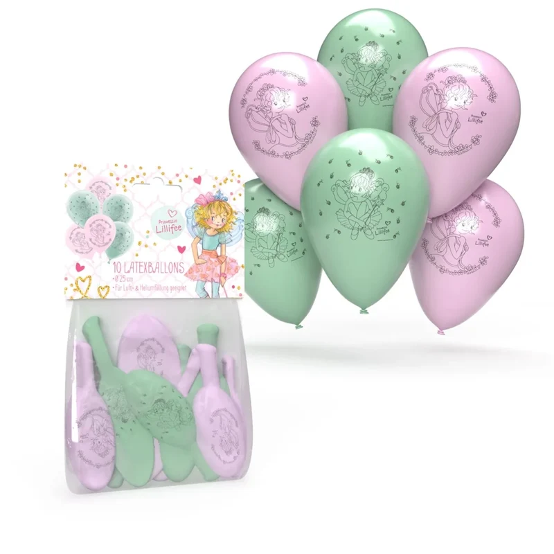 Prinzessin Lillifee Luftballons 25 cm, 10 Stück