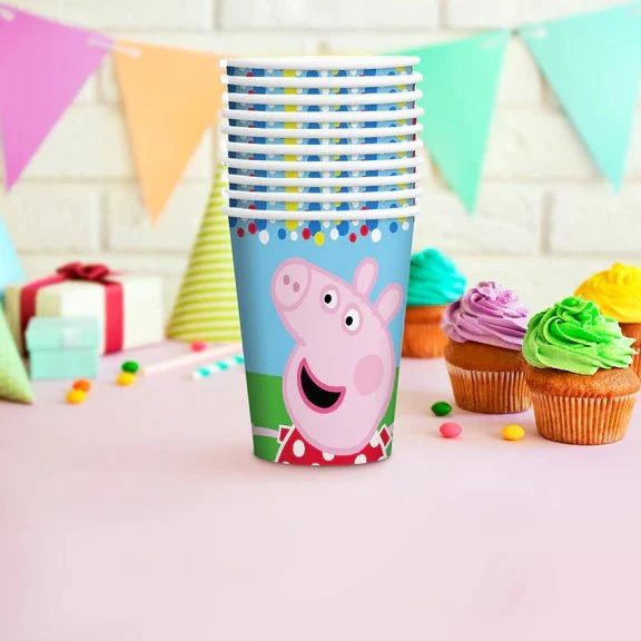 Peppa Pig-Becher 250 ml, 8er-Pack