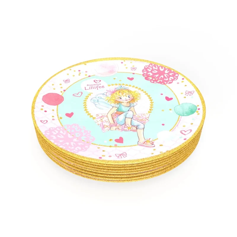 Prinzessin Lillifee Teller 23 cm, 8 Stück